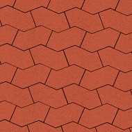 Тротуарная плитка S-ФОРМА В.3.Ф.10, 172х94х100мм Стандарт Красный Тротуарная плитка S-ФОРМА В.3.Ф.10, 172х94х100мм Стандарт Красный