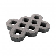 Тротуарная плитка ГАЗОННАЯ РЕШЕТКА Б.1.ГР.8 597х397х80мм Стандарт Серый Тротуарная плитка ГАЗОННАЯ РЕШЕТКА Б.1.ГР.8 597х397х80мм Стандарт Серый