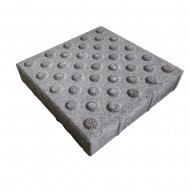 Тротуарная ТАКТИЛЬНАЯ ПЛИТКА Б.1.КТ.6 300х300х60 Конусообразные рифы с шахматным расположением Гранит Тротуарная ТАКТИЛЬНАЯ ПЛИТКА Б.1.КТ.6 300х300х60 Конусообразные рифы с шахматным расположением Гранит